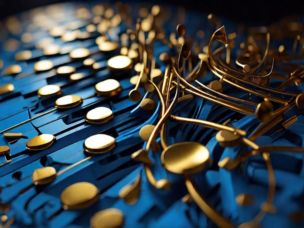 Abstrakcyjny obraz - twórczość AI