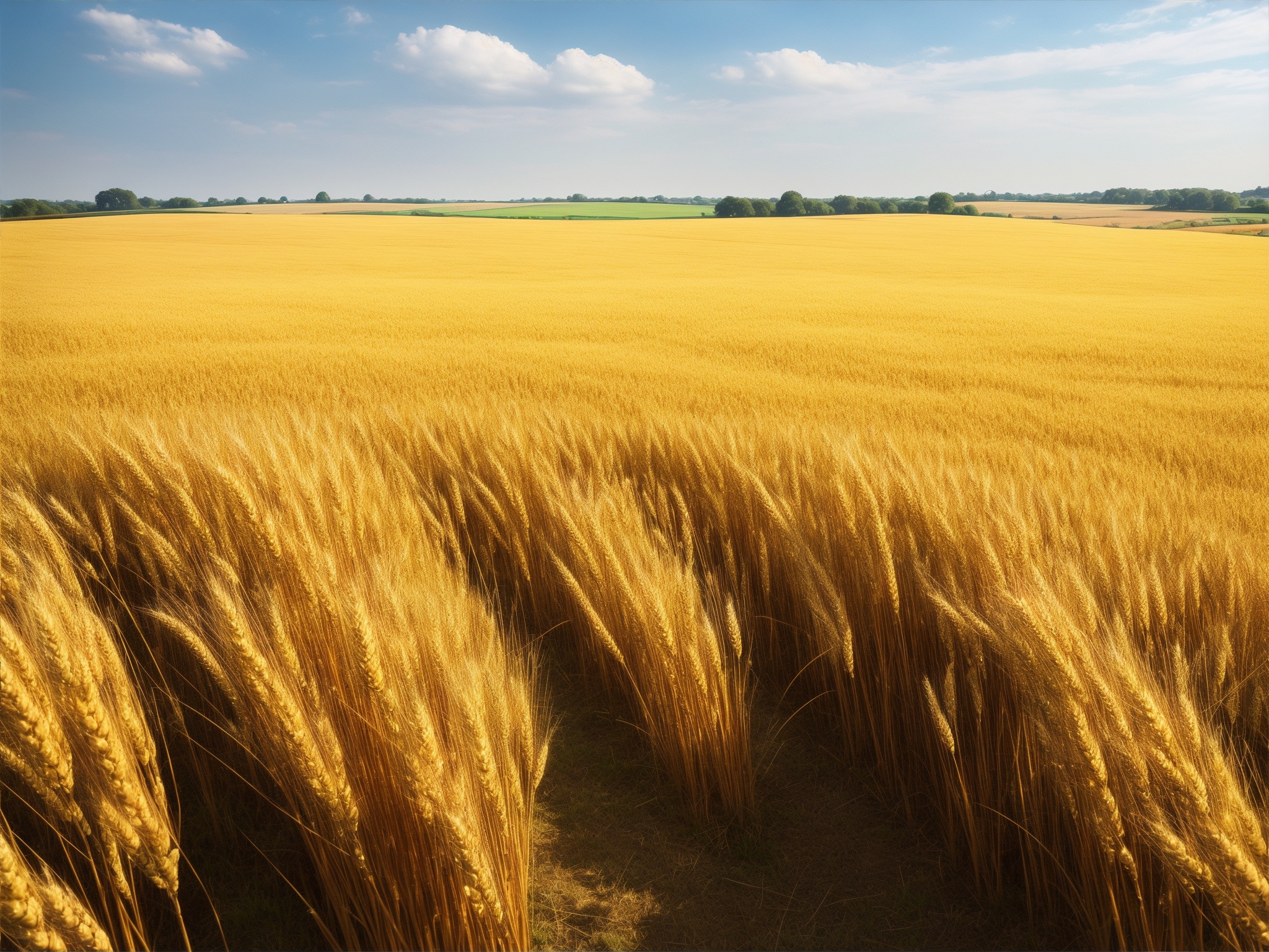 AI w rolnictwie - pole uprawne